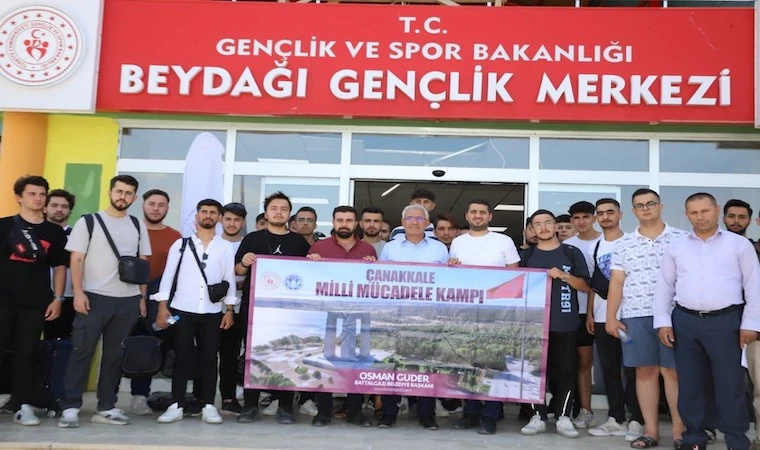 Battalgazi’li öğrenciler Çanakkale’ye uğurlandı