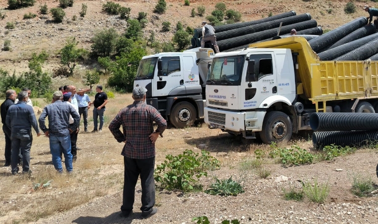 Depremin viran ettiği Doğanşehir’de, yaralar sarılıyor!