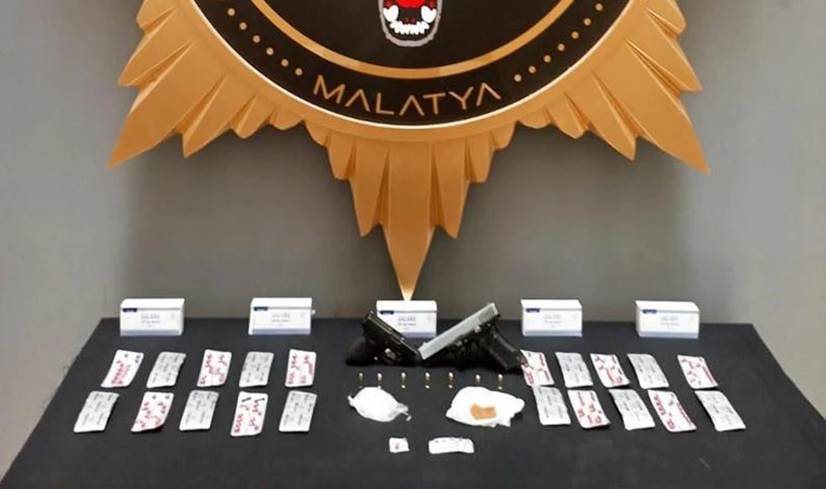 Malatya’da uyuşturucuyla mücadelede 4 tutuklama