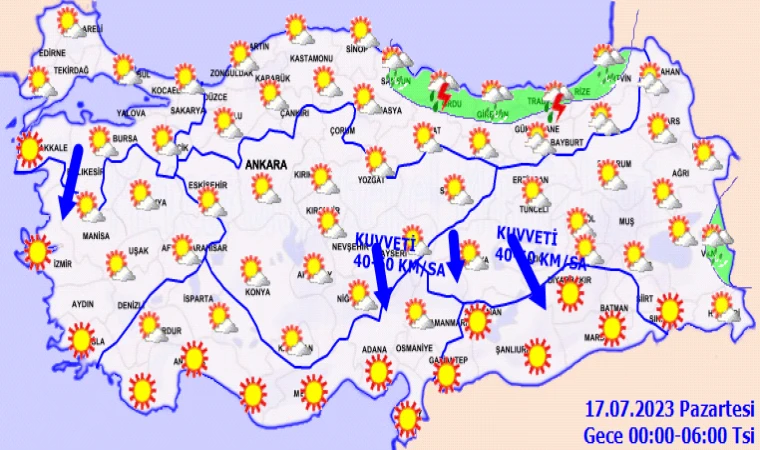 Meteoroloji saat verdi: Yerel ve gök gürültülü sağanak geliyor…