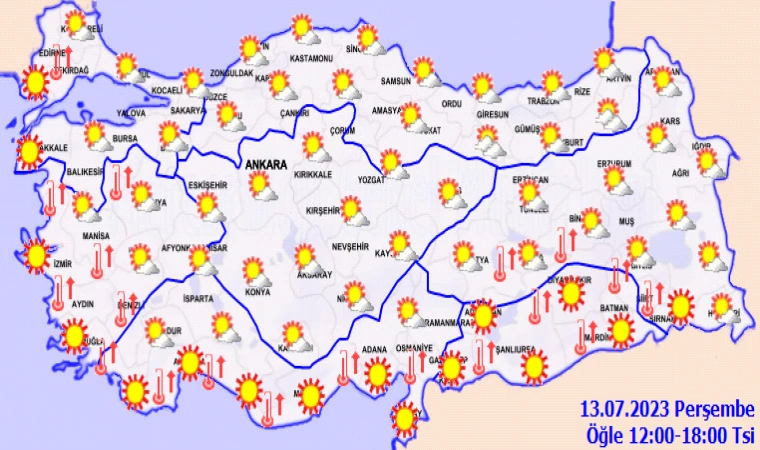 Sıcaklıklar geliyor… 14 Temmuz Malatya hava durumu!