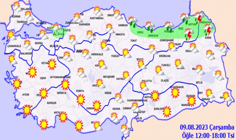 Bir yandan kavuracak, bir yana ıslatacak! Malatya da uyarıldı