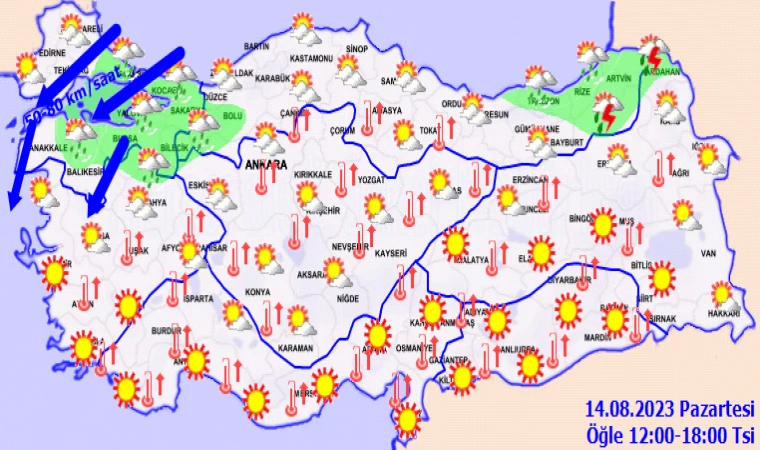 Hava bir yandan kavuracak bir yandan uçuracak! MGM uyardı, Malatya…