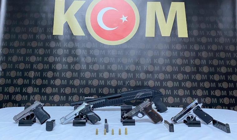 Malatya Emniyetinden ruhsatsız silah operasyonu!