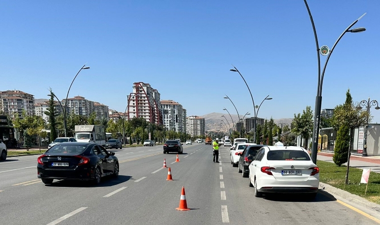 Malatya'da 3 bin 780 sürücüye ceza kesildi!