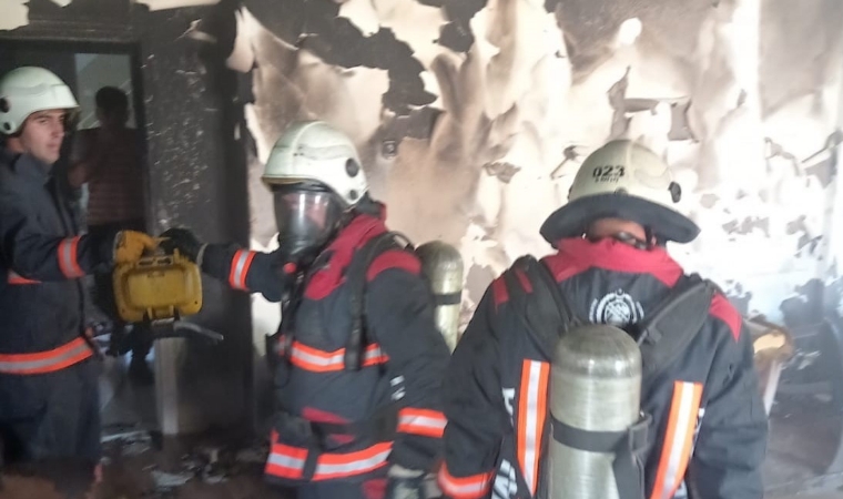 Malatya'da bir apartmanda çıkan yangın ekipleri alarma geçirdi!