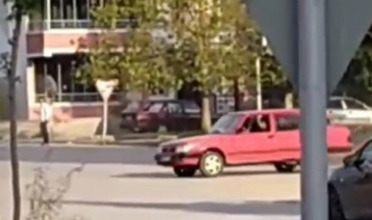 Malatya'da drift atan bir sürücüye ceza yağdı!
