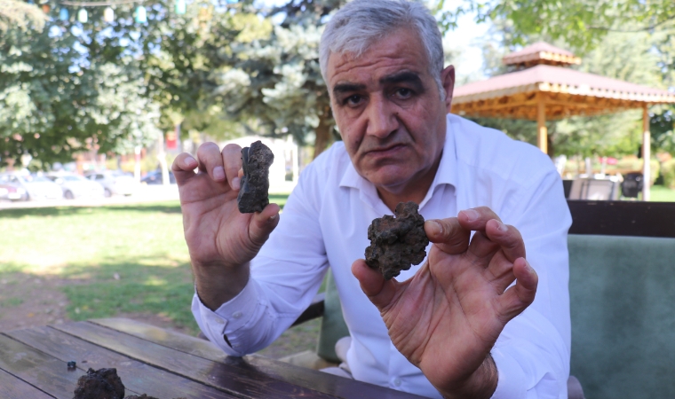 Malatya'da, meteor taşları olabileceği düşünülen taşların gramına 200 dolar verdiler