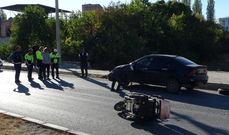 Battalgazi ilçesi Recai Kutan Caddesi üzerinde feci kaza!