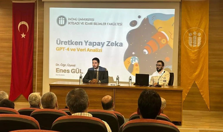 İnönü Üniversitesi'nde 'Üretken Yapay Zeka Uygulamaları' söyleşisi!..