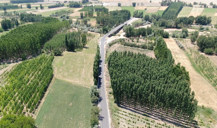 Malatya’da depremin hasar verdiği yollar yenileniyor!