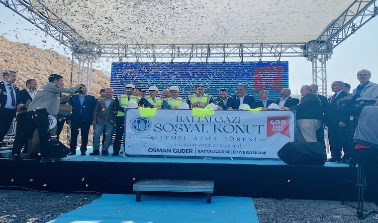 Battalgazi’deki 200 konutun temeli atıldı!..