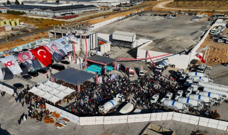 Malatya Büyükşehir’in beton santrallerine toplu açılış! Malatya'ya 132 milyon Euro’luk hibe