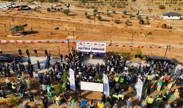 Malatya deprem şehitlerini bu ormanda yaşatacak