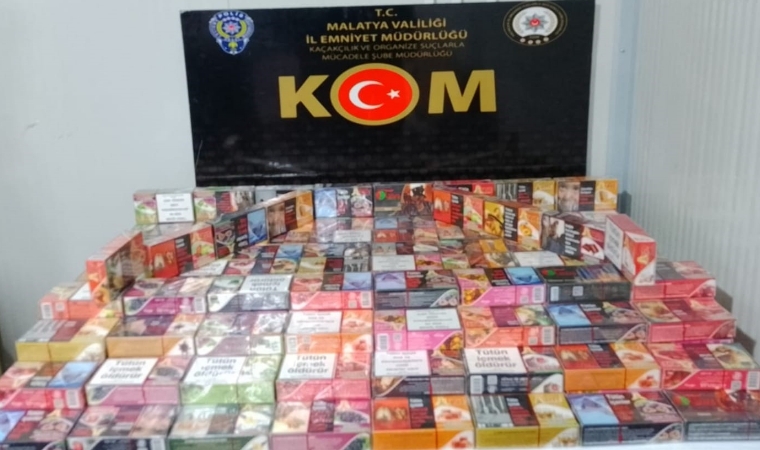 Malatya’da kaçak 30 kilo tütün ele geçirildi