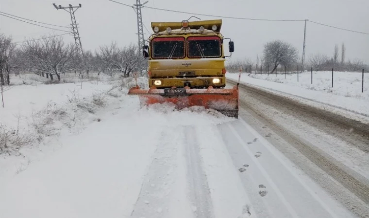 Malatya’da kar mesaisi