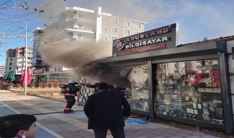 Malatya’daki yangın, büyümeden söndürüldü!..