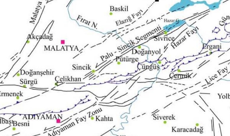 Prof. Dr. Ahmet Ercan fay hattını işaret etti: Deprem tehlikesi en çok bulunan Malatya'yı uyardı