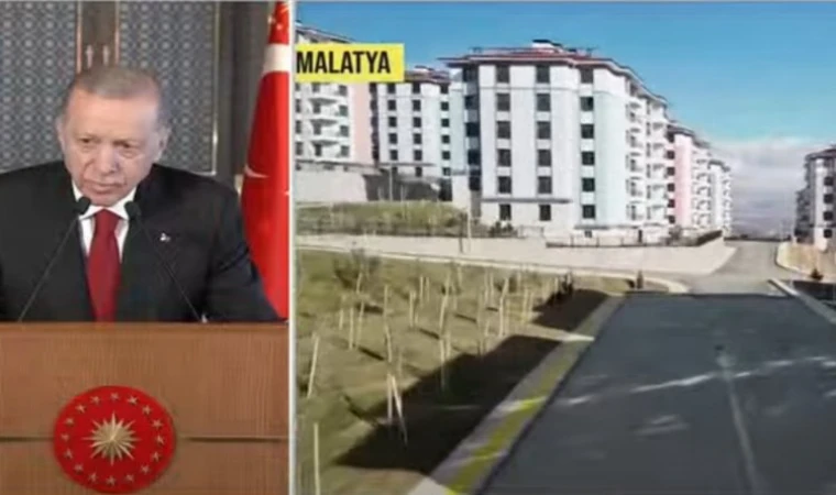 Malatya'da deprem konutları teslim edildi... 2024 sonu hedefi 200 bin konut