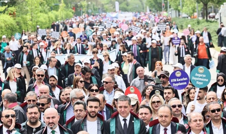 “Avukat İçin de Adalet” Diyen Binlerce Avukat Ankara'da Toplandı