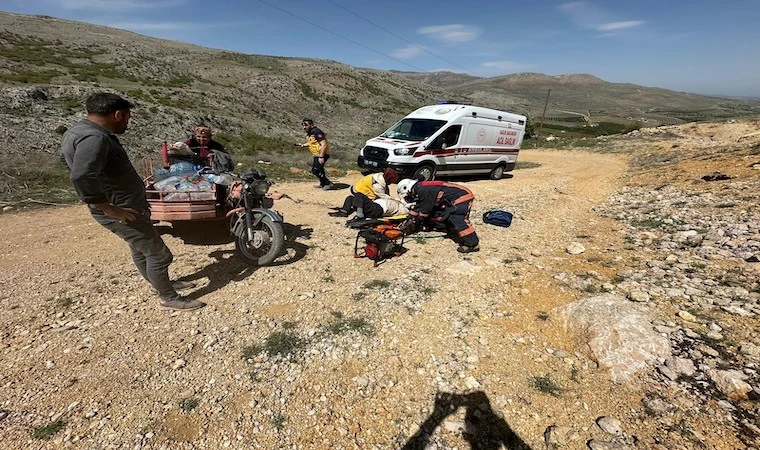 Malatya’da motosiklet kazası, 2 yaralı!..