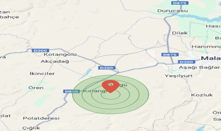 Malatya’da Toprağın Hafif Uyanışı: Yeşilyurt İlçesi’nde Duyulan 3.1 Büyüklüğündeki Deprem