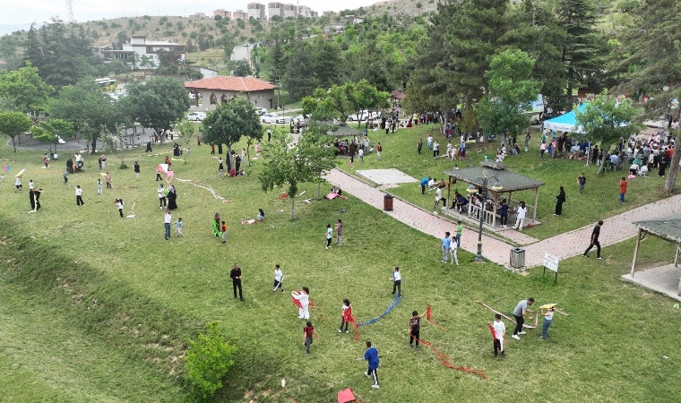 Beydağı Tabiat Parkı’nda Uçurtma Coşkusu! Çocukların Yüzü Güldü!