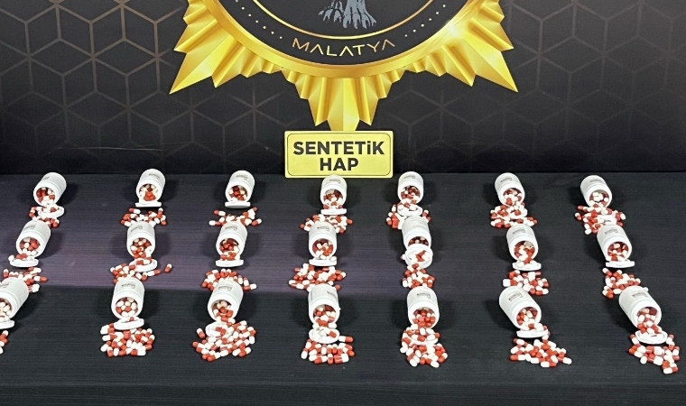 Malatya’da Uyuşturucu Çetesi Çökertildi: 1168 Ecza Hap ve 1 Gözaltı