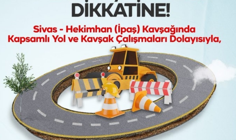 Hekimhan Yolunda Trafik Kontrollü Akacak