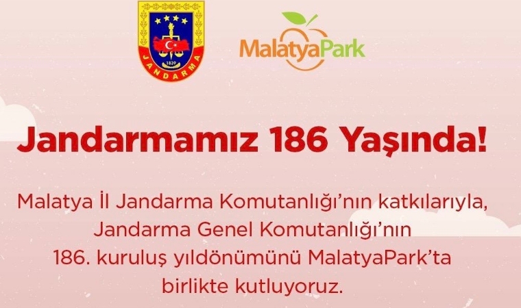 Jandarma MalatyaPark’ta Tanıtım Standı Açıyor