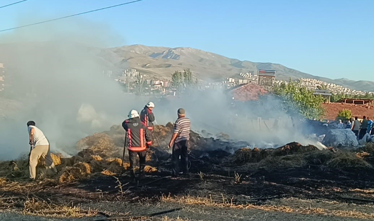 Malatya’da Saman Balyaları Alev Aldı: 1 Kişi Dumandan Etkilendi