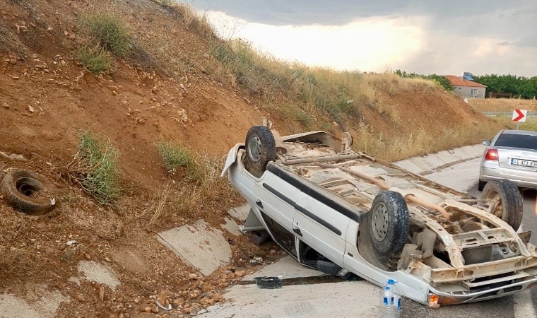 Su Kanalına Uçtu! Tavşantepe’de Korkutan Kaza