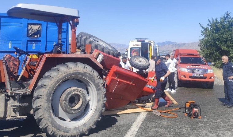 Malatya-Elazığ Yolunda Can Pazarı: Traktör Sürücüsü Halil Şahin Yaşamını Yitirdi