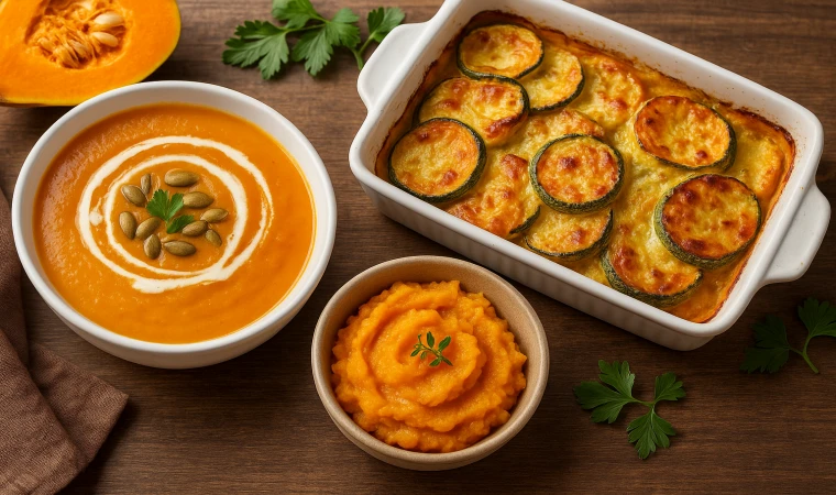 3 Kabaklı Sonbahar Tarifi: Çorba, Graten ve Püre