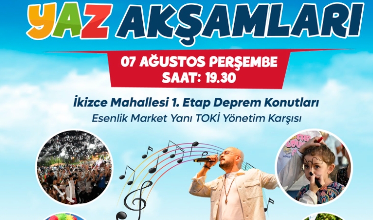 Deprem Konutlarında Moral Akşamı: Eymen Konseri ve Daha Fazlası!