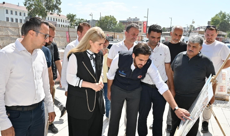 Erdoğan’ın Ziyareti Öncesi Çarşıda Hummalı Çalışma!