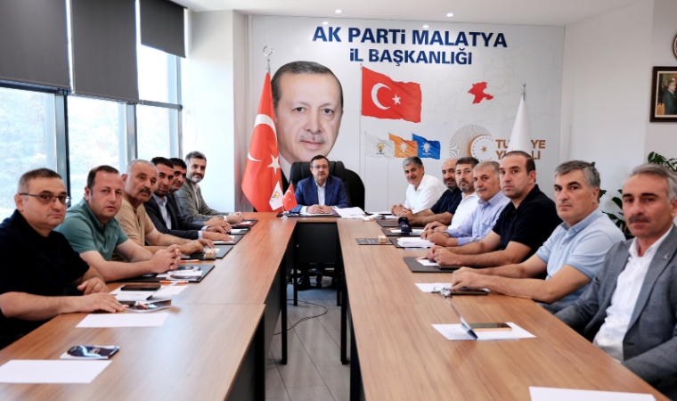 Malatya Teşkilatı İstişare Masasında Toplandı