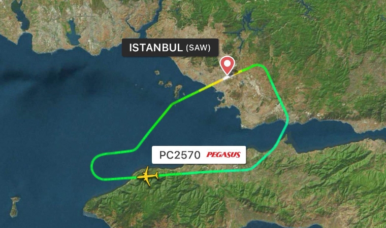 Malatya Uçağı Kriz Anı: Pegasus'un A321 Uçağı Havada Arızalandı!