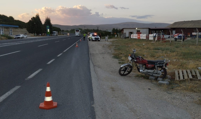 Sanayi Mevkiinde Çarpışma! Motosiklet Sürücüsü Hastanelik Oldu