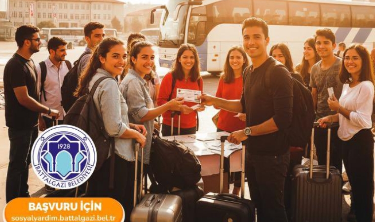 Battalgazi Belediyesi’nden Gençlere İlk Bilet Desteği