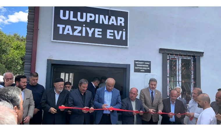 Hayırsever Mehmet Tunç Doğduğu Topraklara Taziye Evi Kazandırdı