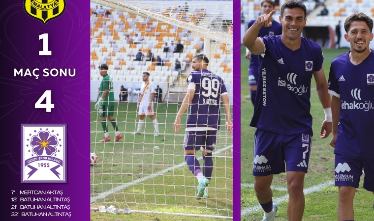 Malatya’da Şok Skor! Gebzespor’dan 4 Gollü Gövde Gösterisi!