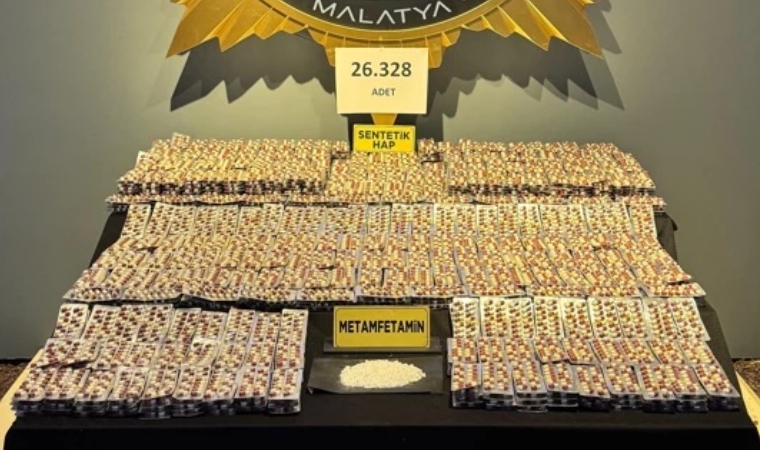 Sentetik Zehir Darbesi! 261 Bin Hap, 26 Kilo Metamfetamin Ele Geçirildi