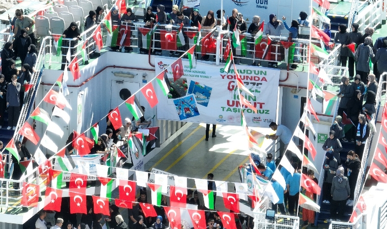 Sumud’un Yolunda Gazze İçin Feribotla Yola Çıktılar