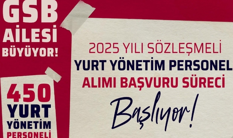 Yurt Müdürlüklerine Yeni Kadrolar Açılıyor! Başvurular e-Devlet Üzerinden