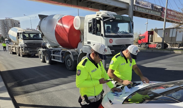 Artan Kazalar Üzerine Hafriyat Kamyonlarına Denetim Başladı
