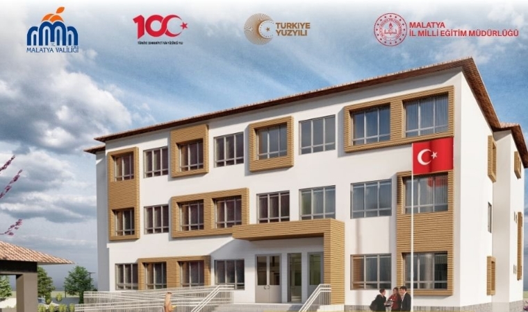 Depremin Yaraları Sarılıyor: 8 Derslikli Yeni Okul Malatya'ya Hayırlı Olsun!