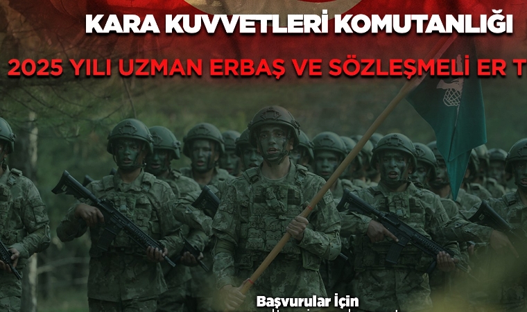 Milli Savunma Bakanlığı Uzman Erbaş Alımı İçin Başvuru Sürecini Başlattı