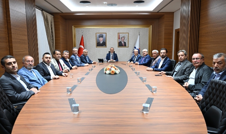 MTSO Heyeti Vali Yavuz'u Ziyaret Etti: Malatya Gündemi Konuşuldu
