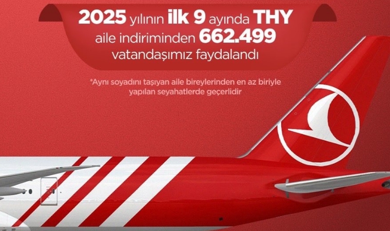 THY Aile İndirimi: 3 Kişilik Aileler %15 Daha Ucuz Uçuyor
